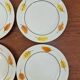 Set of porcelain plates Moulin des Loups