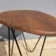 Tripod coffee table base pin