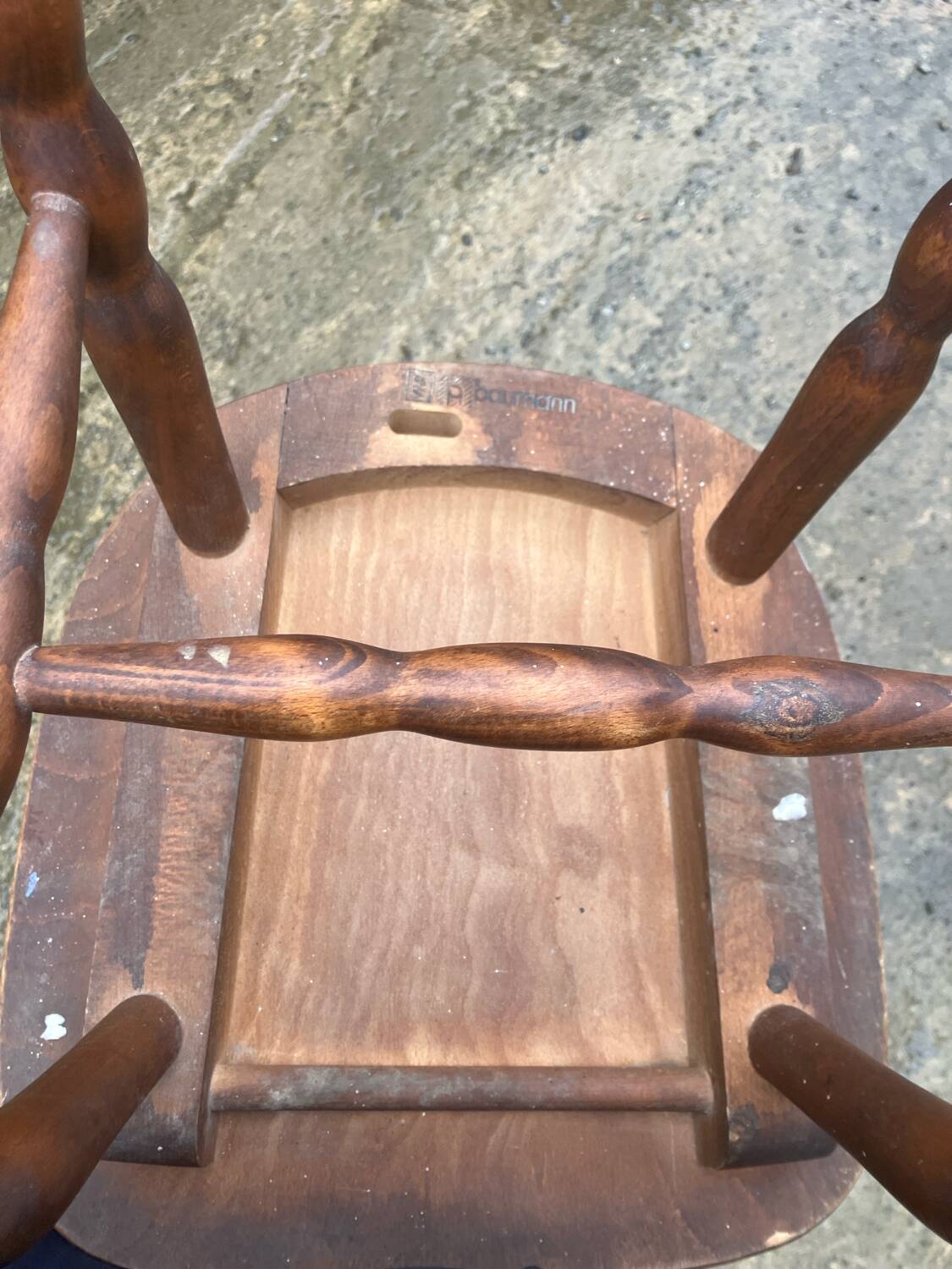 Baumann wooden bistro chair