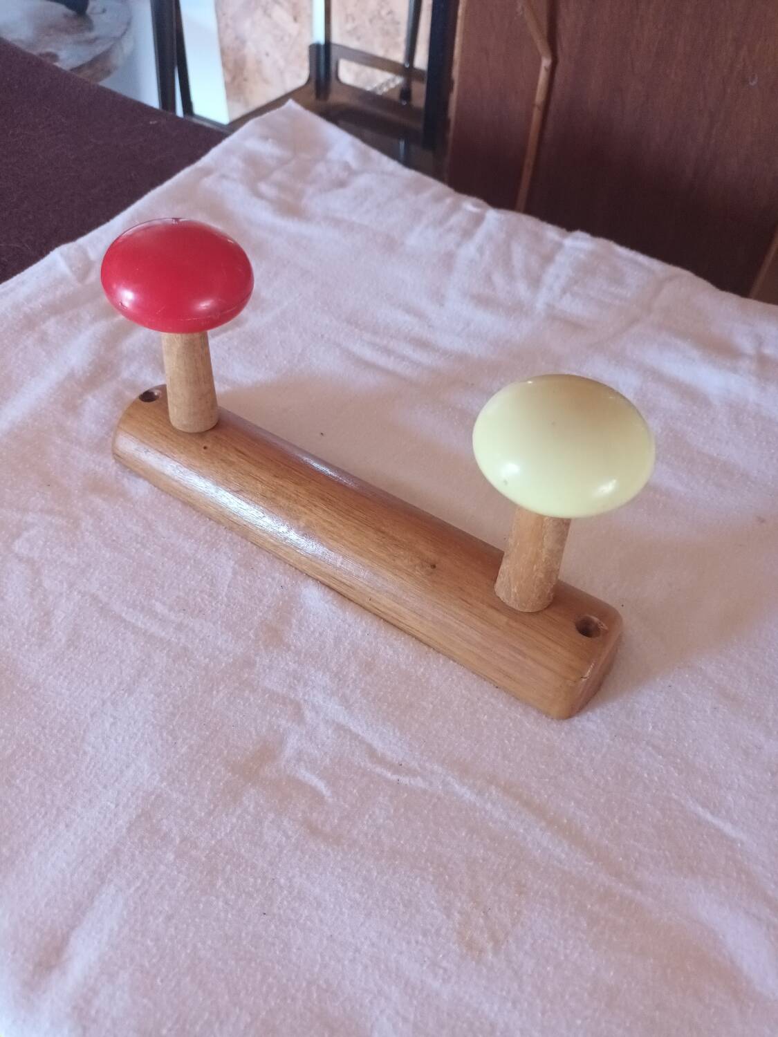 Vintage wall coat rack