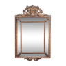 Miroir à parecloses doré - 131x88cm