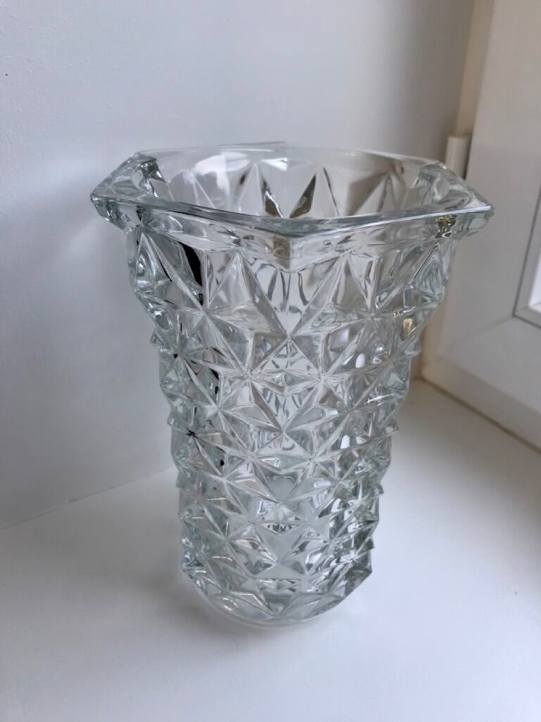 Crystal vase 50s
