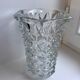 Crystal vase 50s