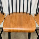 6 Fanett chairs by Ilmari Tapiovaara, Scandinavian, 1960s