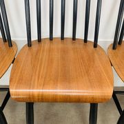 6 chaises Fanett par Ilmari Tapiovaara, scandinave, années 60