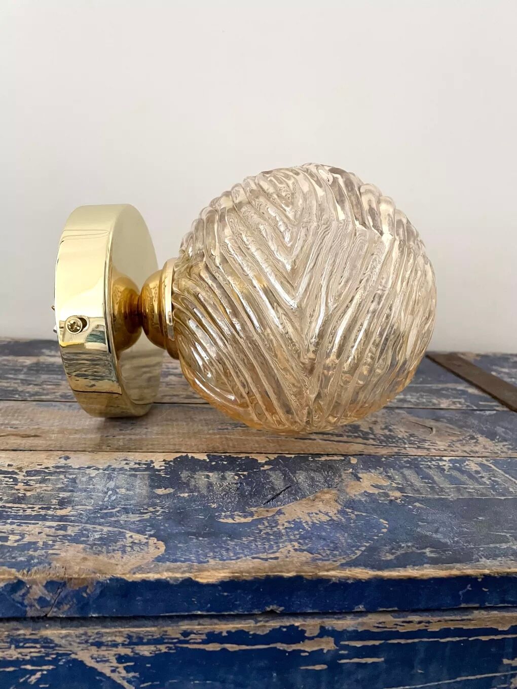 Vintage globe wall lamp