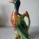 Old pitcher large duck Saint Clément ceramic slurry beautiful colors 33 cm n° 1