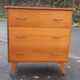 Vintage chest of drawers compass feet