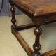 Table de salle à manger en chêne, XIXème siècle