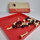 Vintage 80s Latvian Travel Magnetic Chess Set Complete with Pieces and Board