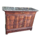 Commode louis xvi en acajou avec 3 tiroirs du XlX ème siecle