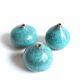 Trio of green miniature ceramics Antonio Lampecco