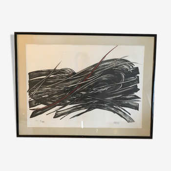 Signed lithography by Gazoux