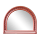 Miroir en bambou terracotta