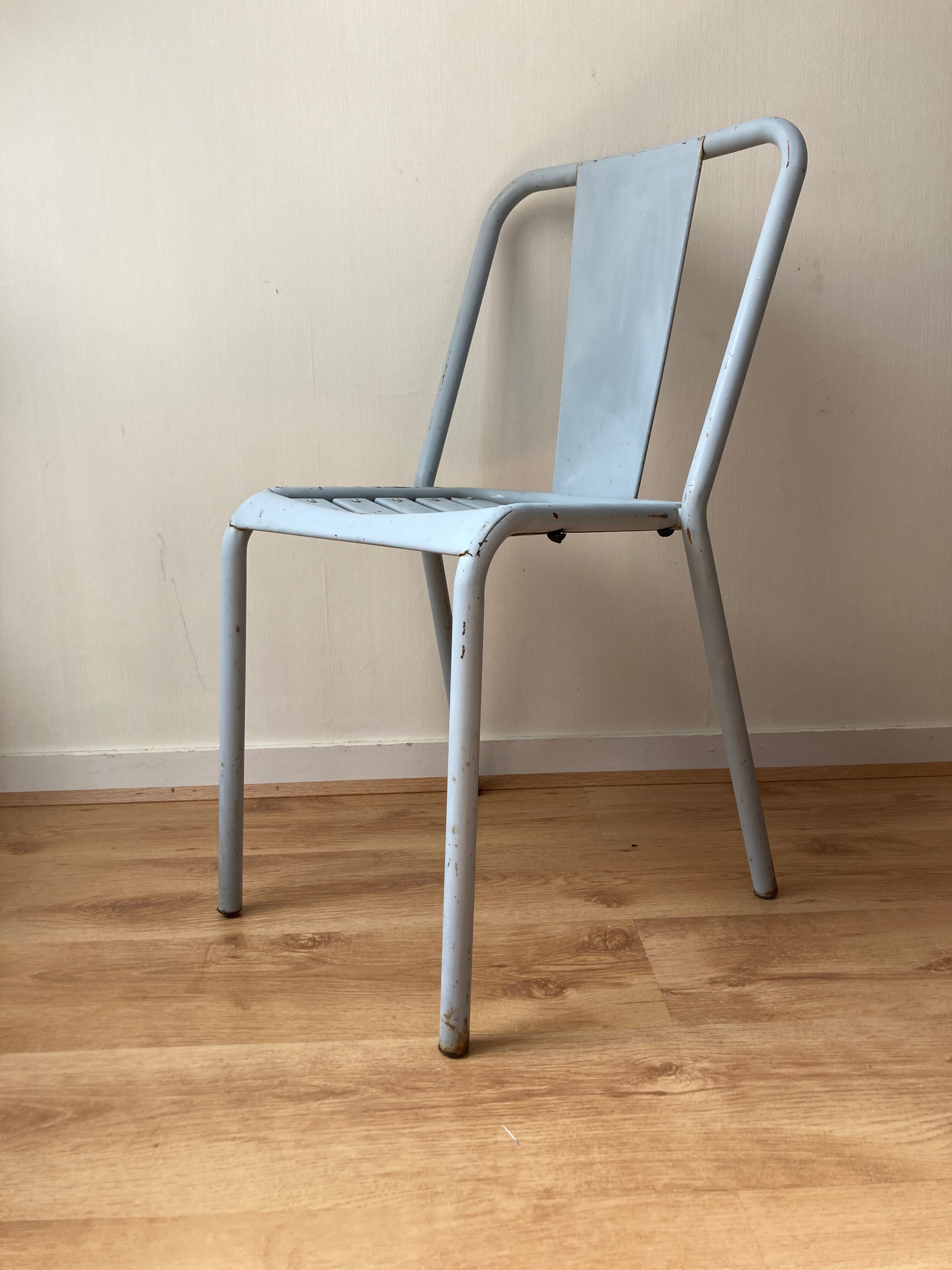 Set of three Tolix chairs