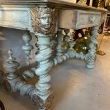 Table / office with 2 drawers. louis xiii style