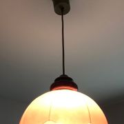 Suspension vintage verre