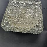 Large ceiling light or vintage wall sconce from the 1970s.