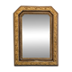 Antique gilt mirror with beveled corners, 70 x 51 cm – Chic decor