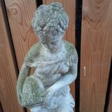 Reconstructed stone garden statue