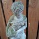 Reconstructed stone garden statue