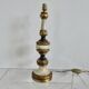 Large baroque lamp in polychrome wood, 1960s
