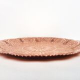 Chiseled copper dish