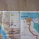Vintage school map Maghreb / Nile Country