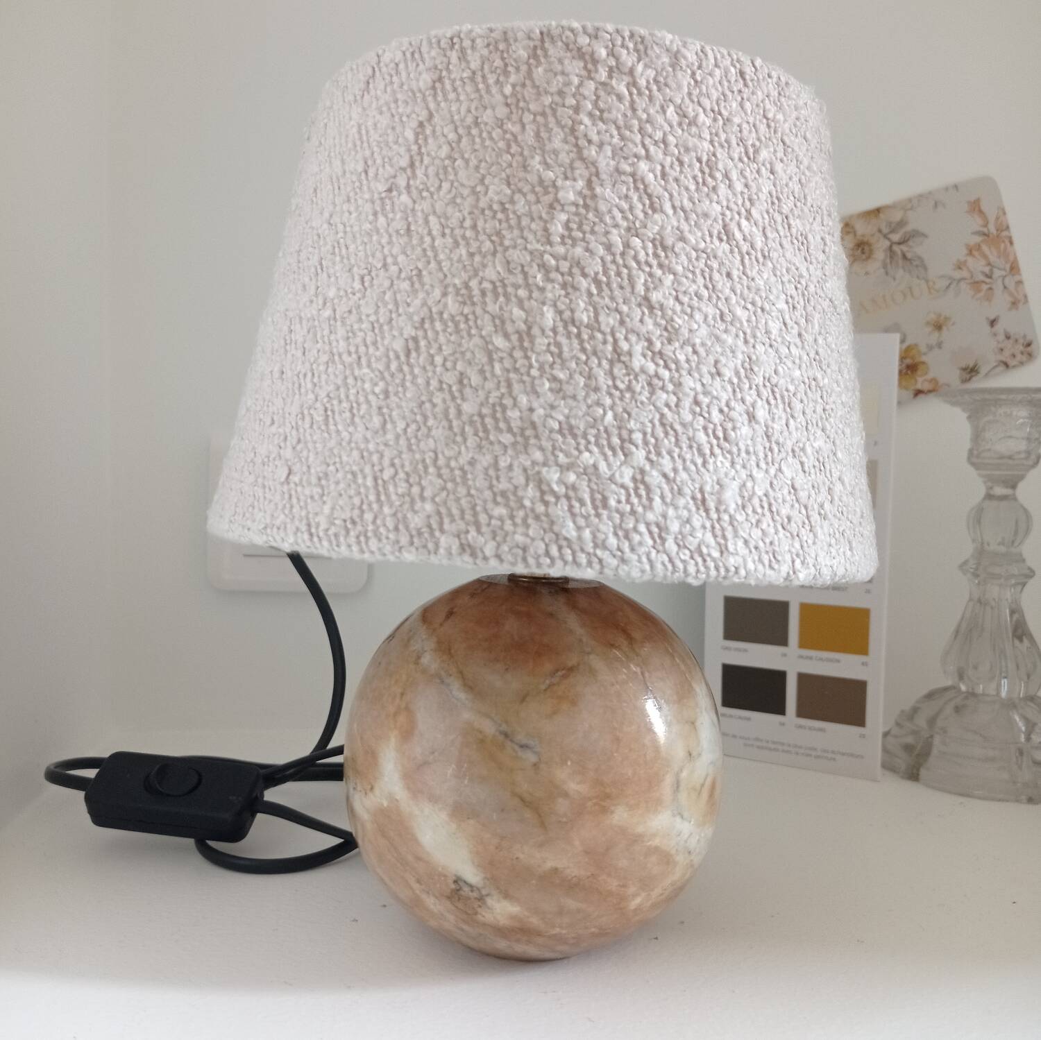 Lampe en pierre naturelle