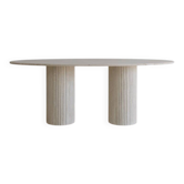 Dining table - travertine