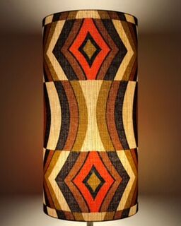 Parly H50 D25 lampshade - fabric 1970's