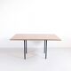 Table transformable teck et acier années 50' fabrication française