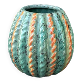 Vase « Melon » en céramique émaillée cannelée – Michael Andersen & Sons
