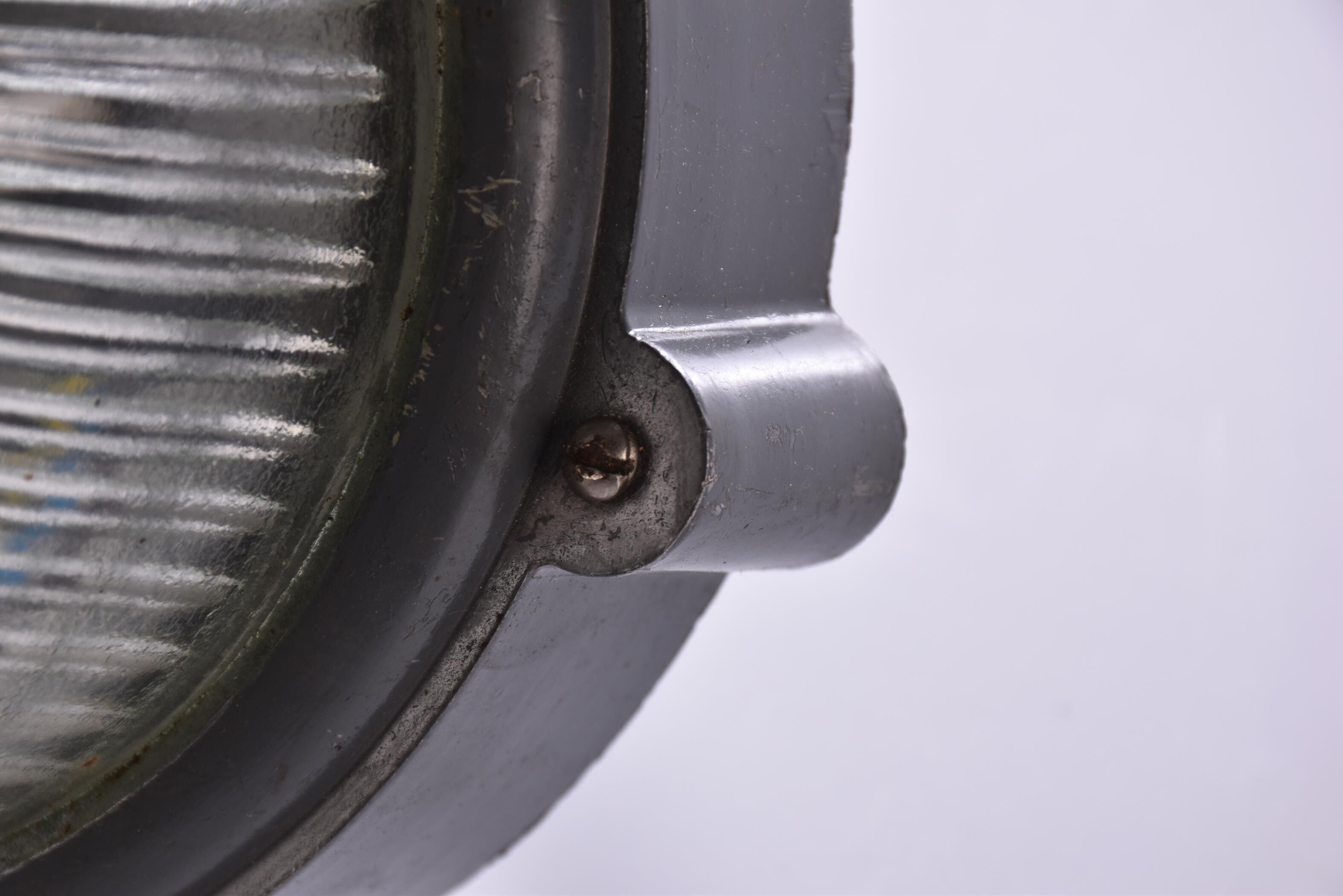 Industrial light vintage oval wall lamp