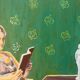 "The Love Novel", oil on canvas signed M. Toyer