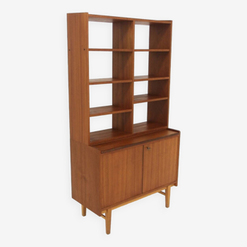 Scandinavian teak bookcase chest of drawers, Sweden, 1960