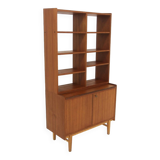 Commode-bibliothèque scandinave en teck, Suède, 1960