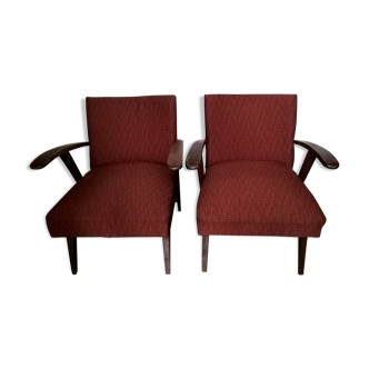 Pair of Scandinavian armchairs