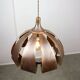 Vintage Italian Copper Colour Pendant Lamp, 70s