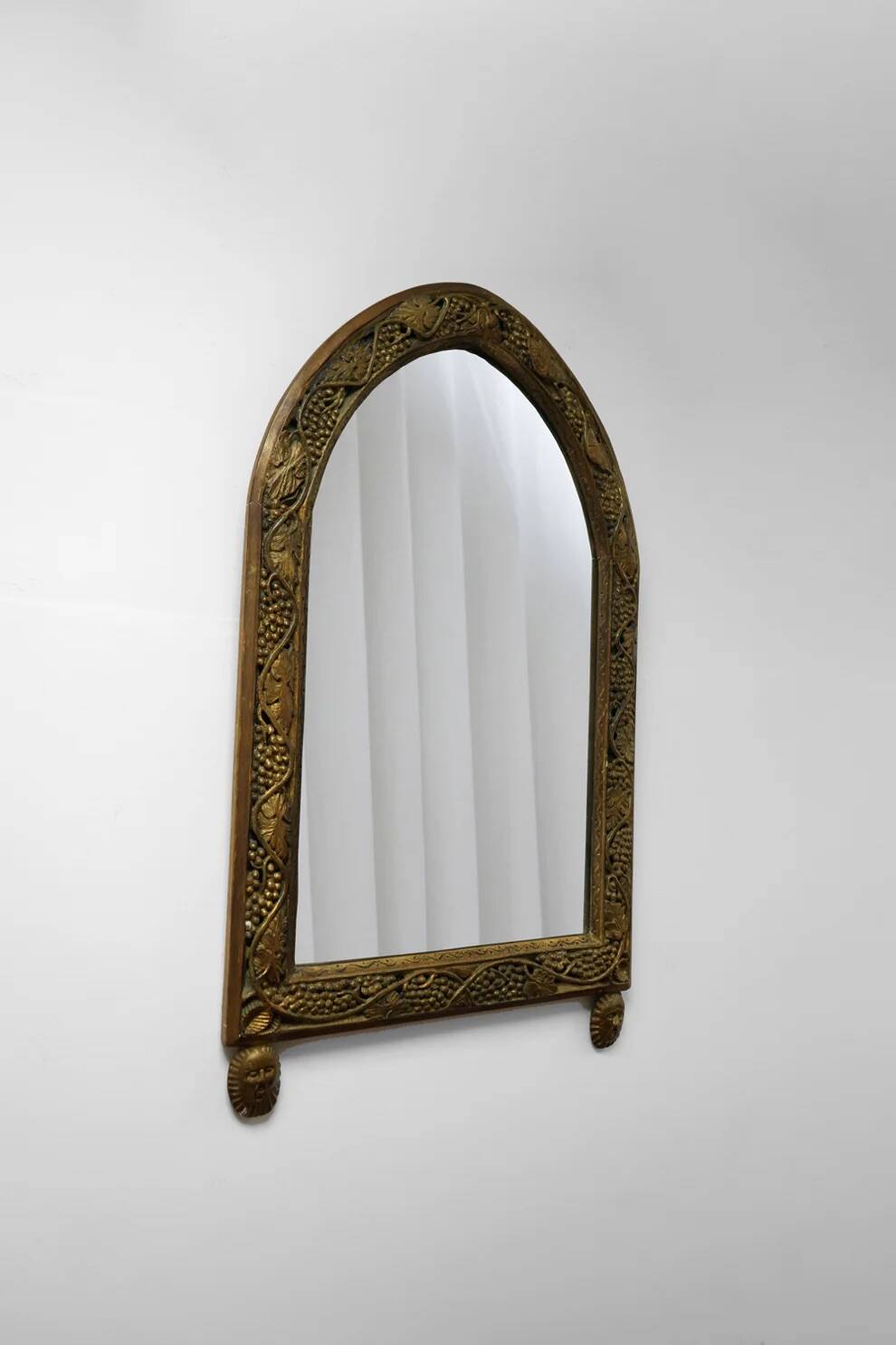 gilded wood mirror, XXth c.