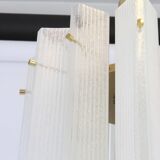 Murano glass ice pendant by Limburg, Germany, 1970s