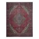 1970s Vintage Persian Handmade Wool Pink Oversized Area Rug 279x390