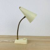 50s metal casserole lamp