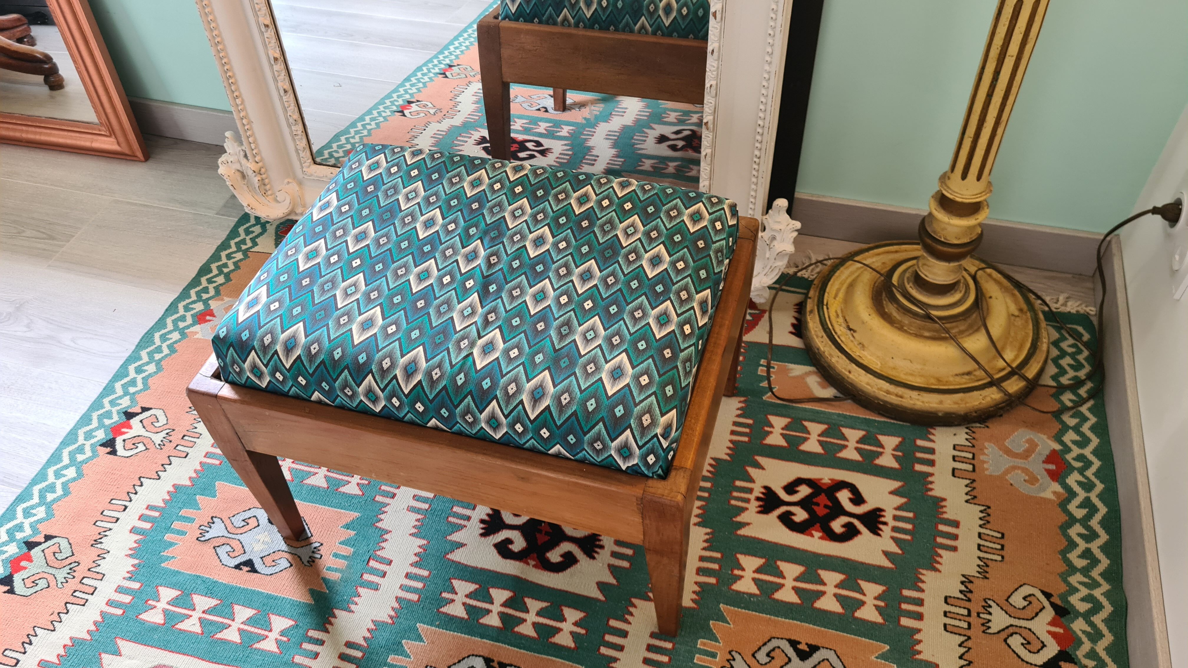 Vintage Scandinavian footrest