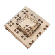 Tablecloth and its beige and brown towels 70s