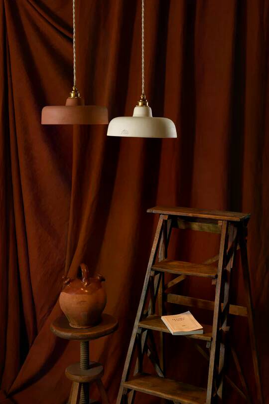 URSULE - White terracotta - Pendant light