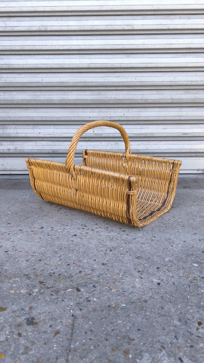 Vintage log basket