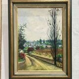 Oil on canvas by Maurice Bernard (1927-2005) Kerpalud