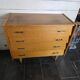 Vintage oak chest of drawers from the 60s