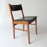 Pair of denmark chairs scandinavian design 1960s vintage 70s 1970s